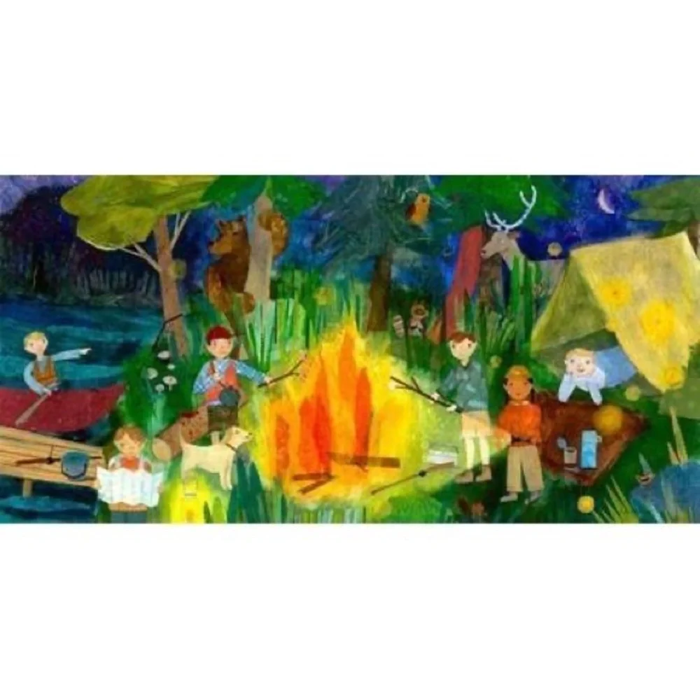 CAMPFIRE KIDS | CANVAS WALL ART - Picture 1 of 7